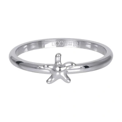 Afbeelding van iXXXi Symbol sea star Vulring 2mm Silver maat 19