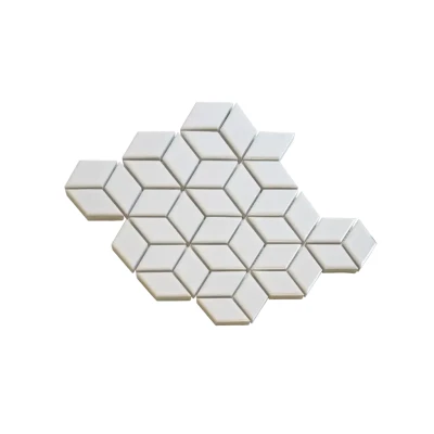 Afbeelding van The Mosaic Factory Paris 3D Kubus Glans Wit