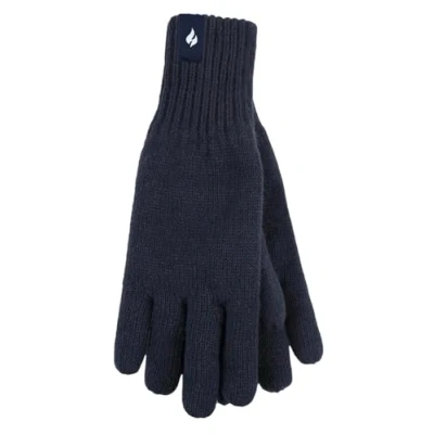 Afbeelding van Heat HOLDERS Thermische Weaver Gebreide 2.3 TOG Handschoenen voor heren, marineblauw, S/M