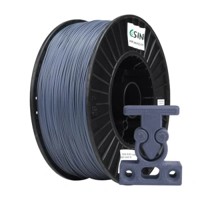 Afbeelding van eSUN ABS+ Gloeidraad 1.75mm, ABS Plus 3D Printer Gloeidraad, Dimensionale Nauwkeurigheid +/ 0.05mm, 1KG (2.2 LBS) Spoel Printen Materiaal voor (Grijs, 2.5KG)