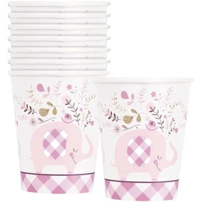 Afbeelding van Baby Olifant Bekers Bloemen 266ml 8st