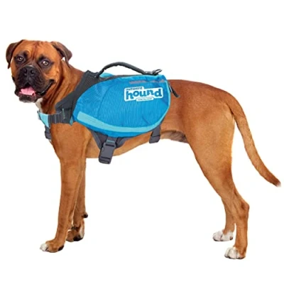 Afbeelding van Outward Hound Kyjen 22005 DayPak Hondenrugzak Verstelbare zadeltasstijl hondenaccessoire, groot, blauw