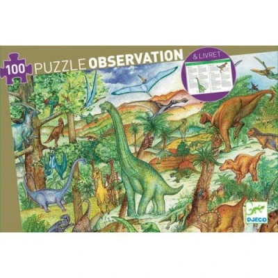 Afbeelding van Djeco puzzel observation dinosaurussen (100st)