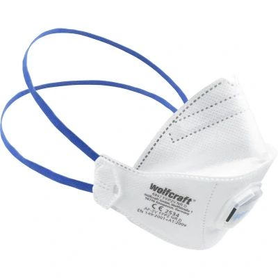 Afbeelding van Wolfcraft Vouwmaskers Met ventiel FFP2 2 stuks 4947000