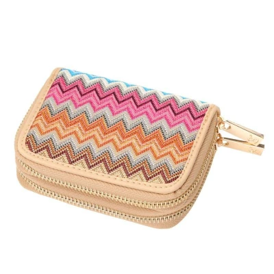 Afbeelding van Signare Portemonnee Credit Card Houder Gobelin Aztec