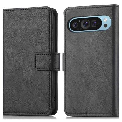 Afbeelding van Google Pixel 9 Pro XL Hoesje Kunstleder iMoshion Bookcase Zwart Telefoonhoesje