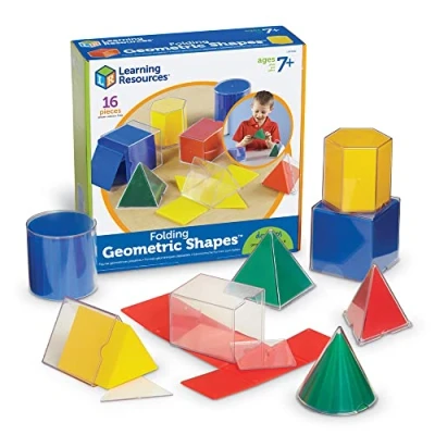 Afbeelding van Learning Resources Origineel Vouwen Geometrisch Vormen 16 Stuk Set