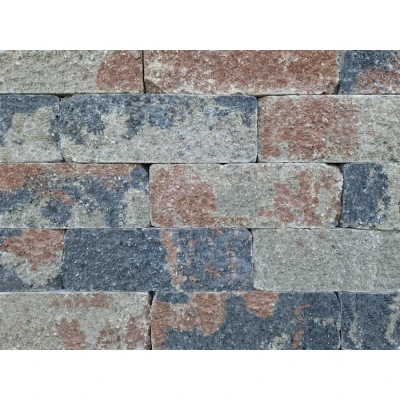Afbeelding van Kijlstra Splitrock 2.0 32x13x11 Cm Tricolore De stapelblokken zijn bouwelementen voor muurtjes, plantenbakken