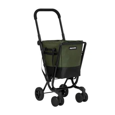 Afbeelding van Playmarket Easy Go Boodschappentrolley, opvouwbaar, met afneembare tas (Cherry)