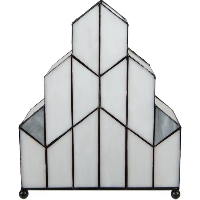 Afbeelding van Clayre &amp; Eef Cremekleurige Tafellamp Tiffany 30*4*25 cm E14/max 1*40W 5LL 6119