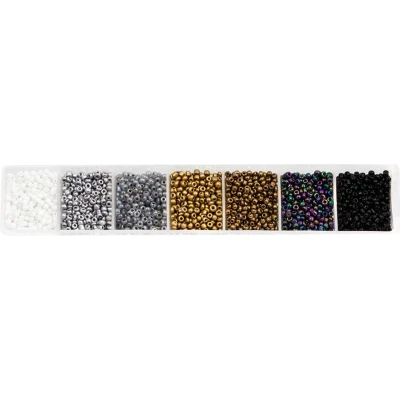 Afbeelding van Kralendoos Rocailles (2 mm) Mix Color