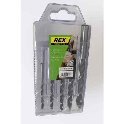 Afbeelding van Rex houtspiraalboorset 4 10mm