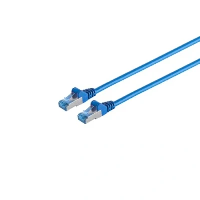Afbeelding van Shiverpeaks S/CONN maximale connectiviteit Netwerkkabel patchkabel, cat 6A, S/FTP, PIMF, blauw, 5,0m (S/FTP, CAT6a, 5 m),