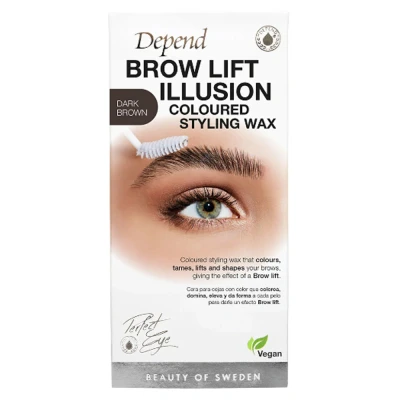 Afbeelding van Depend Perfect Eye Brow Illusion Wax Dark Brown 5 g