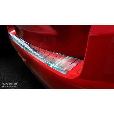 Afbeelding van Avisa RVS Achterbumperprotector passend voor Mitsubishi ASX Facelift 2019 &#039;Ribs&#039;