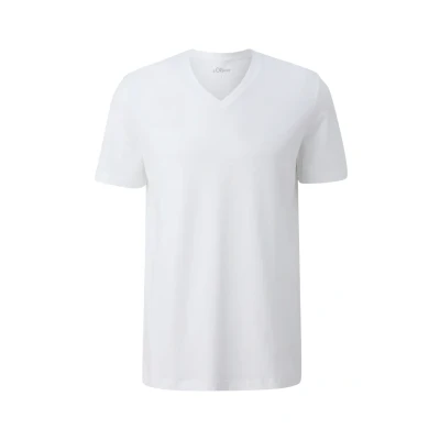 Afbeelding van s.Oliver 2 PACK Tshirt basic, Heren, Maat: Small, Weiß