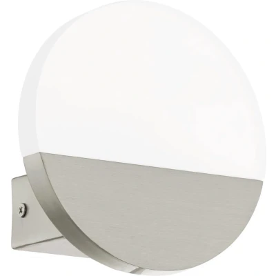 Afbeelding van EGLOÂ MetrassÂ 1Â Â WandlampÂ LichtsÂ Nikkel MatÂ Gesatineerd
