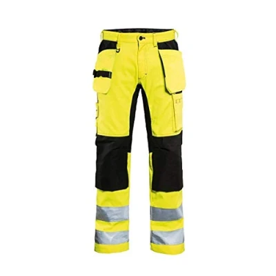 Afbeelding van Blaklader Werkbroek met stretch High Vis 1552 1811 Geel/Zwart D132