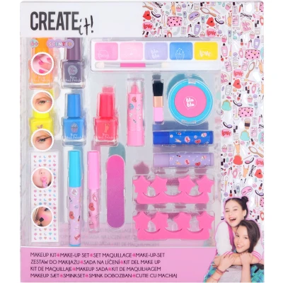 Afbeelding van Create It! Make Up Box PET Neon En Glitters 1 stuk