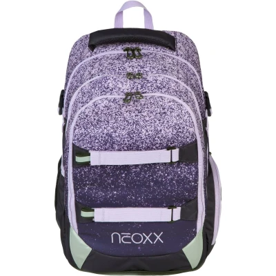 Afbeelding van neoxx Schoolrugzak met laptopvak Active Pro School Backpack Glitterally Perfect Paars