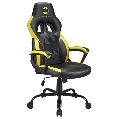 Afbeelding van Subsonic Pro Gaming Seat Batman Stoel / Bureaustoel Zwart Geel