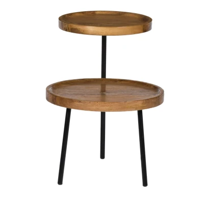 Afbeelding van Brix Ruby ronde bijzettafel Ø45 cm Hout