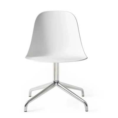 Afbeelding van Audo Copenhagen Harbour Side Swivel stoel aluminium, wit