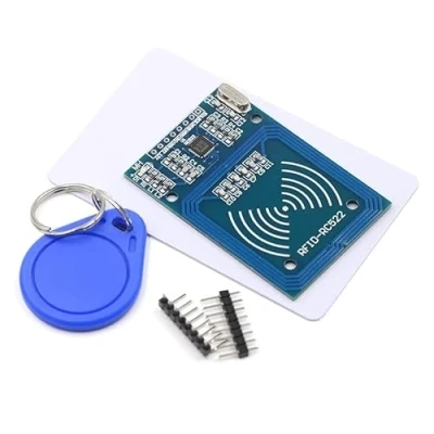 Afbeelding van ElectroWorldFR RFID kit RC522 lezer, chip en kaart, 13,56 MHz SPI compatibel met UNO Raspberry DIY