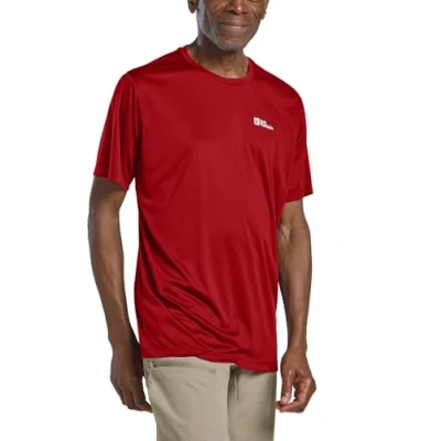 Afbeelding van Jack Wolfskin TECH Sport Tshirt, Heren, Maat: XL, Red