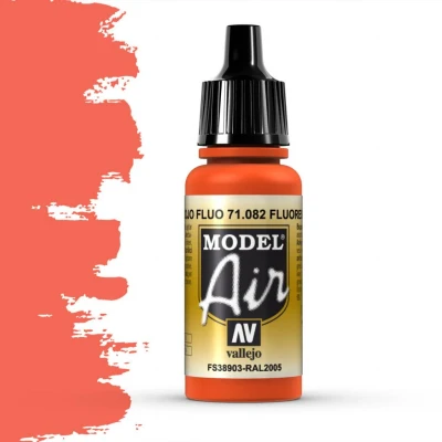 Afbeelding van Model Air Fluorescent Red 17ml 71082