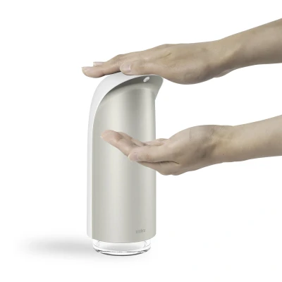 Afbeelding van Umbra Zeepdispenser Emperor 255 Ml Wit Nikkel 10x8x20cm