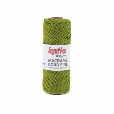 Afbeelding van Katia Macramé Cord Fine grasgroen 207