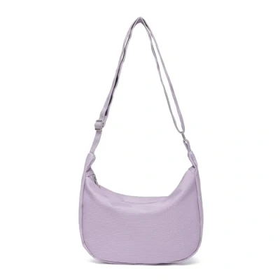 Afbeelding van Miss Lulu Cross Body Tas voor Vrouwen Waterdichte Halve Maan Bag Dumpling met Verstelbare Riem, Paars