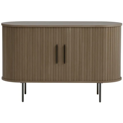Afbeelding van Hygge Interiors Nola 120 cm Dressoir Gerookt Eiken