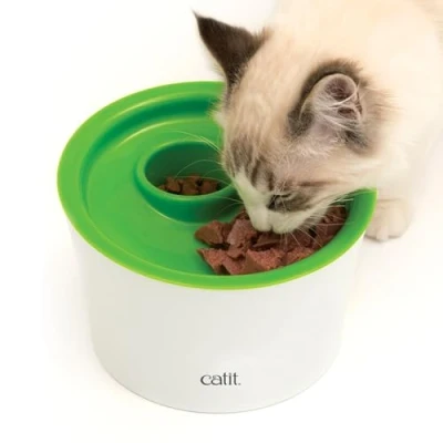 Afbeelding van Cat It Senses 2.0 Multi Feeder Wit/Groen Voerbak Ø 19 cm