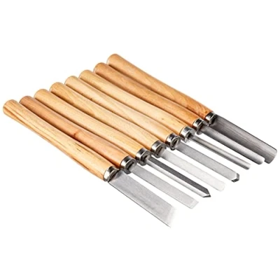 Afbeelding van Brüder Mannesmann Houtdraaibeitelset 8 dlg (Hobby) 691