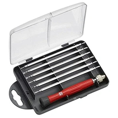 Afbeelding van Meister 3387810 schroevendraaierset met fijnmechanieker, 7 delig