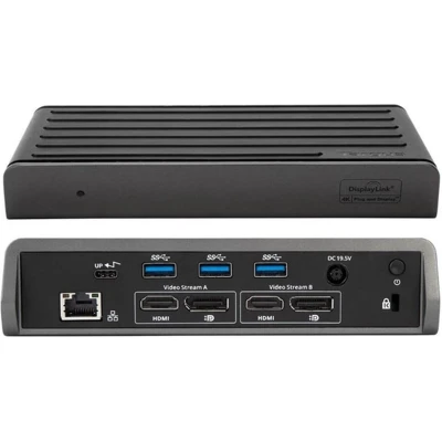 Afbeelding van Targus Universele DV4K (Thunderbolt, 4 Havens), Docking station + USB hub, Zwart