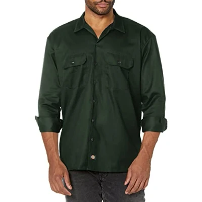 Afbeelding van Dickies Shirt met lange mouwen voor heren, groen (Hunter Green), S