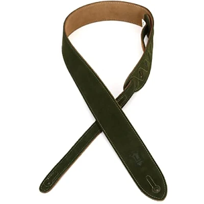 Afbeelding van Levy&#039;s Leathers Ms12 grn 2&quot; Suede lederen band groen