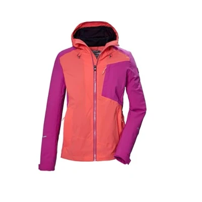 Afbeelding van killtec dames Waterdichte functionele jas/buitenjas met capuchon KOS 83 WMN JCKT, bali blau, 36, 42735 000