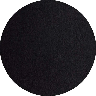 Afbeelding van ASA Selection Placemat Leather Optic Fine Zwart ø 38 cm