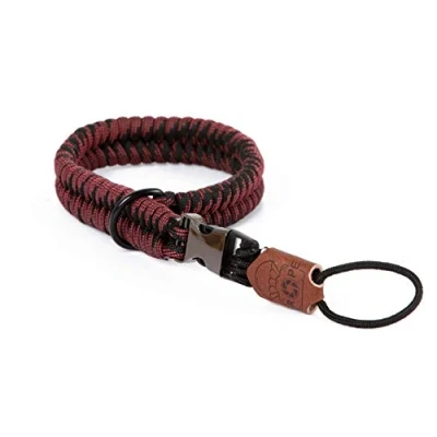 Afbeelding van C Rope Camera polsband The Claw van handgevlochten paracord met snelsluitsysteem, Red Dots, One Size