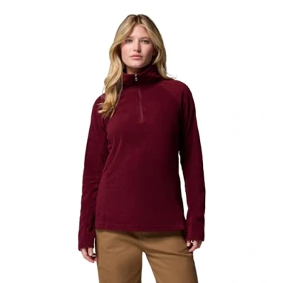 Afbeelding van Columbia Dames Glacial 4 halve rits, fleece pull over, rijke wijn, XXL