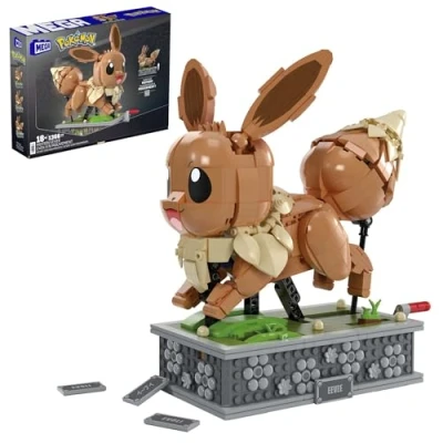 Afbeelding van MEGA Pokémon Showmodel Bewegende Eevee Constructiespeelgoed