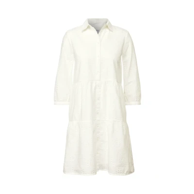 Afbeelding van Cecil Blousejurk, Dames, Maat: Large, Weiß