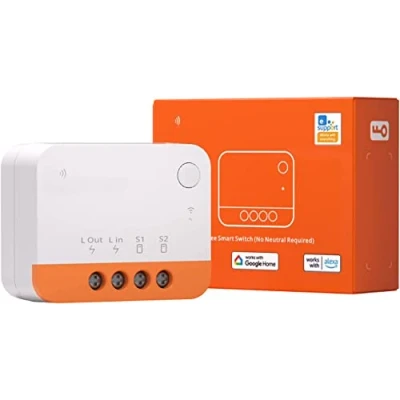 Afbeelding van Smart home komponente Sonoff ZBMINIL2 Extreme Zigbee 3.0 lichtschakelaar, werkt met Alexa, SmartThings Hub, Google Home, ZBBridge (geen neutraal vereist)