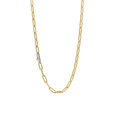 Afbeelding van TI SENTO Milano 3947SY Ketting Closed For Ever zilver goud en zilverkleurig 80 cm