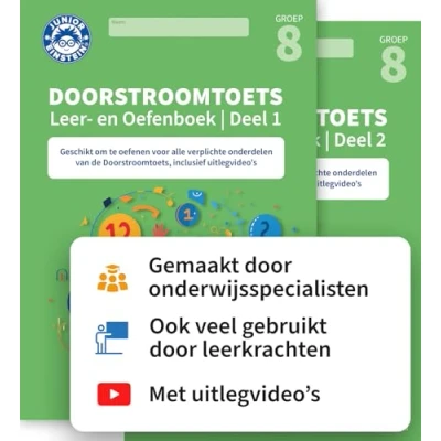 Afbeelding van Doorstroomtoets Leer en Oefenboeken Deel 1 2 (Paperback)