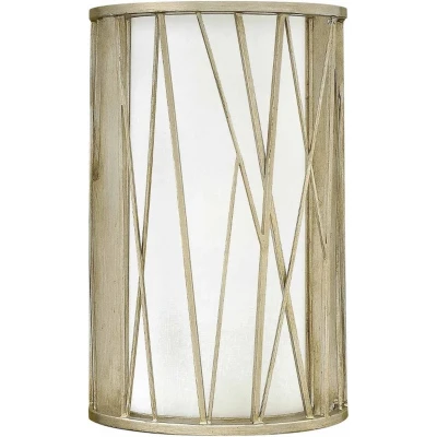 Afbeelding van Landelijke Wandlamp Steady Lighting Metaal Landelijk E27 L: 12.7cm Voor Binnen Woonkamer Eetkamer Zilver